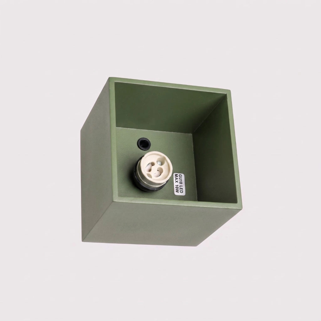 Plafoniera QUAD 1 verde oliva