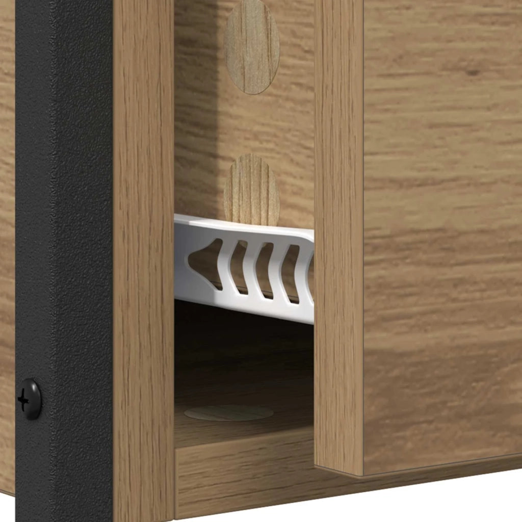 Tavolo consolle Rovere artigianale 100 x 40 x 75 cm