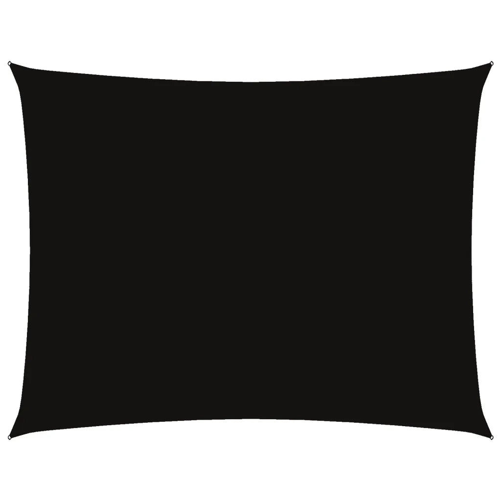 Vela Ombreggiante-Parasole a vela Oxford Rettangolare 5x6 m Nero