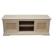 Porta tv 2 porte 1 vano a giorno legno grezzo 162x51x61 (3128) - Mobili 2G