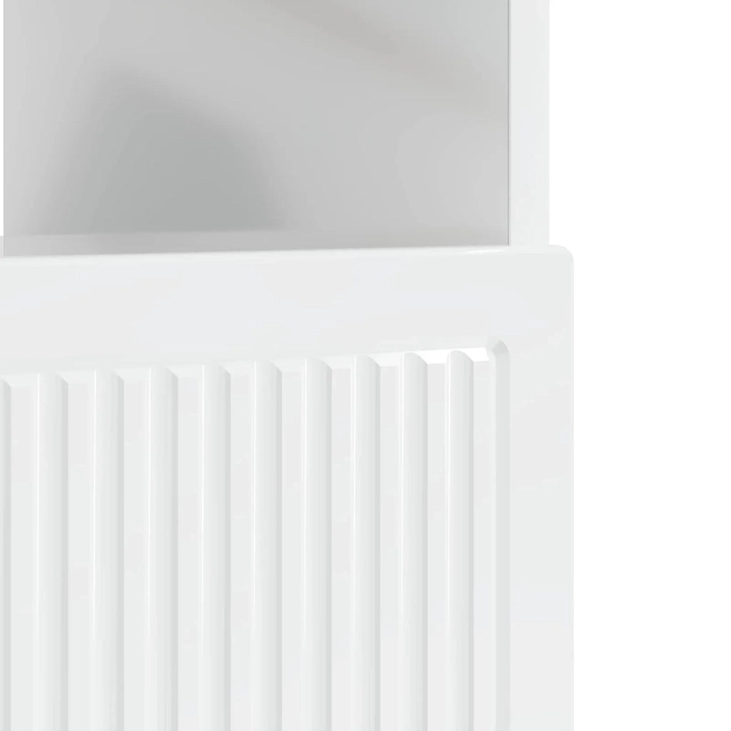Mobile TV LED Bianco Lucido Legno ingegnerizzato 896119