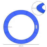 Bordo di protezione per trampolino, blu Ø305cm