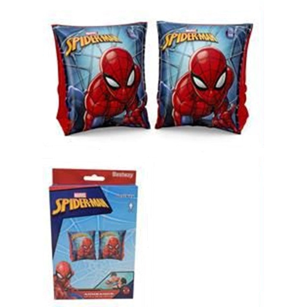 Trade Shop - Braccioli Gonfiabili Stampa Spiderman 23x15cm Mare Piscina Estate Per Bambini 019943 -
