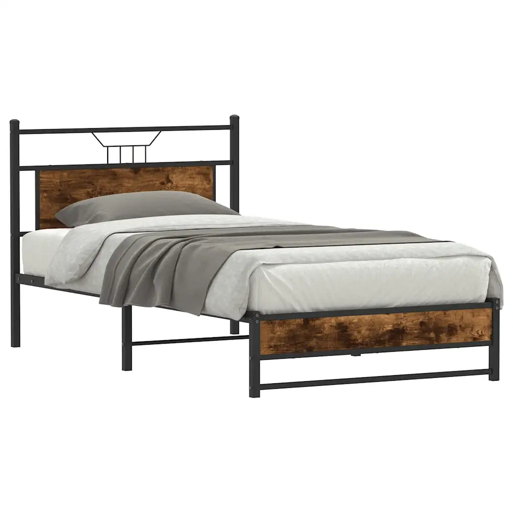 Giroletto senza Materasso Rovere Fumo 107x203 cm in Truciolato 4106904