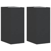 Applique da Parete per Esterni 2 pz Nere Alluminio Pressofuso CFW2605072
