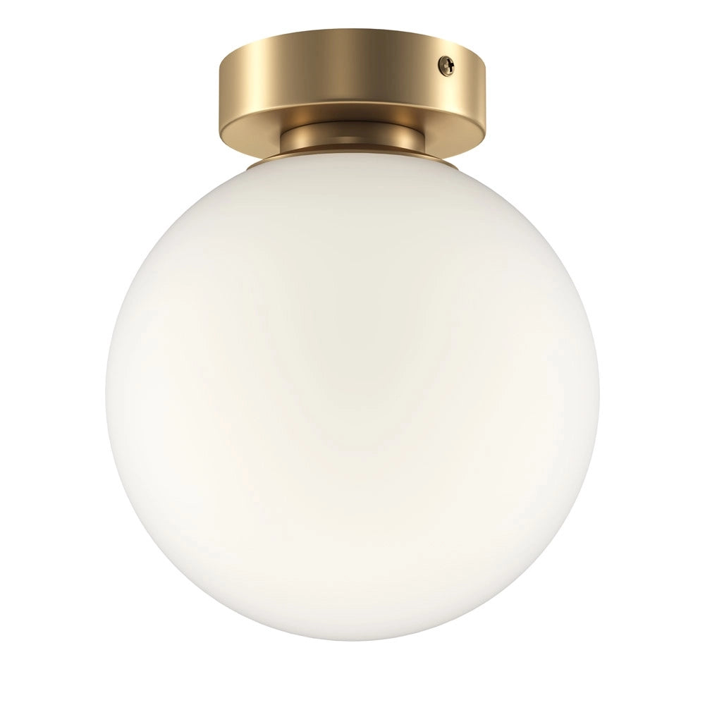 Applique Contemporanea Basic Form Media In Metallo Colore Oro 1 Luce