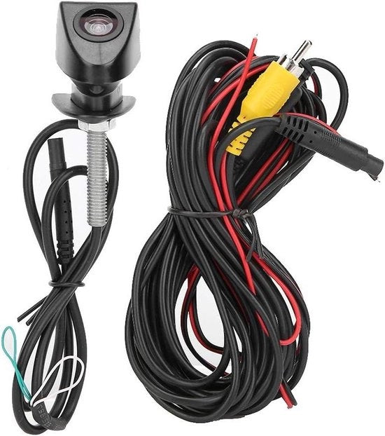 Visuale anteriori Camera di retrovisore 648 x 480 170° angolo di visuale ampio Visibilità notturna Monitor di guida Adatto per Toyota (nero)