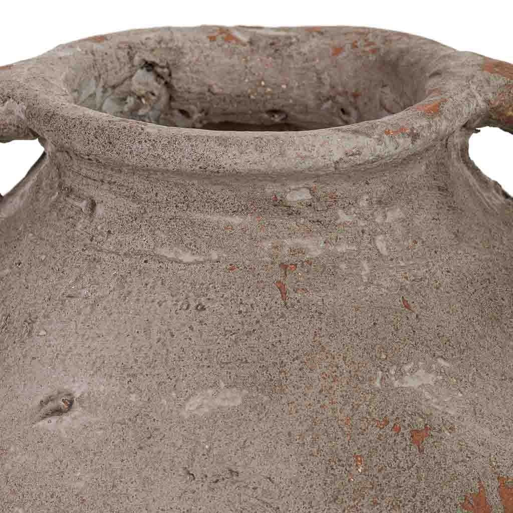 Vaso in resina marrone anticata, 27,5 x 27,5 x 27,5 cm (altezza)