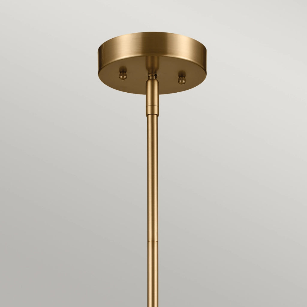 Lampada a sospensione Luella Kichler ottone Ø56 4xE14