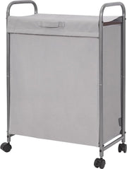 Asciugatrice verticale con coperchio - 85 litri - asciugatrice con ruote - separatore di acqua - compatta - grigio