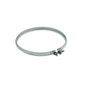 Fascetta di bloccaggio in acciaio inox diversi diametri serraggio stringitubi 13 cm