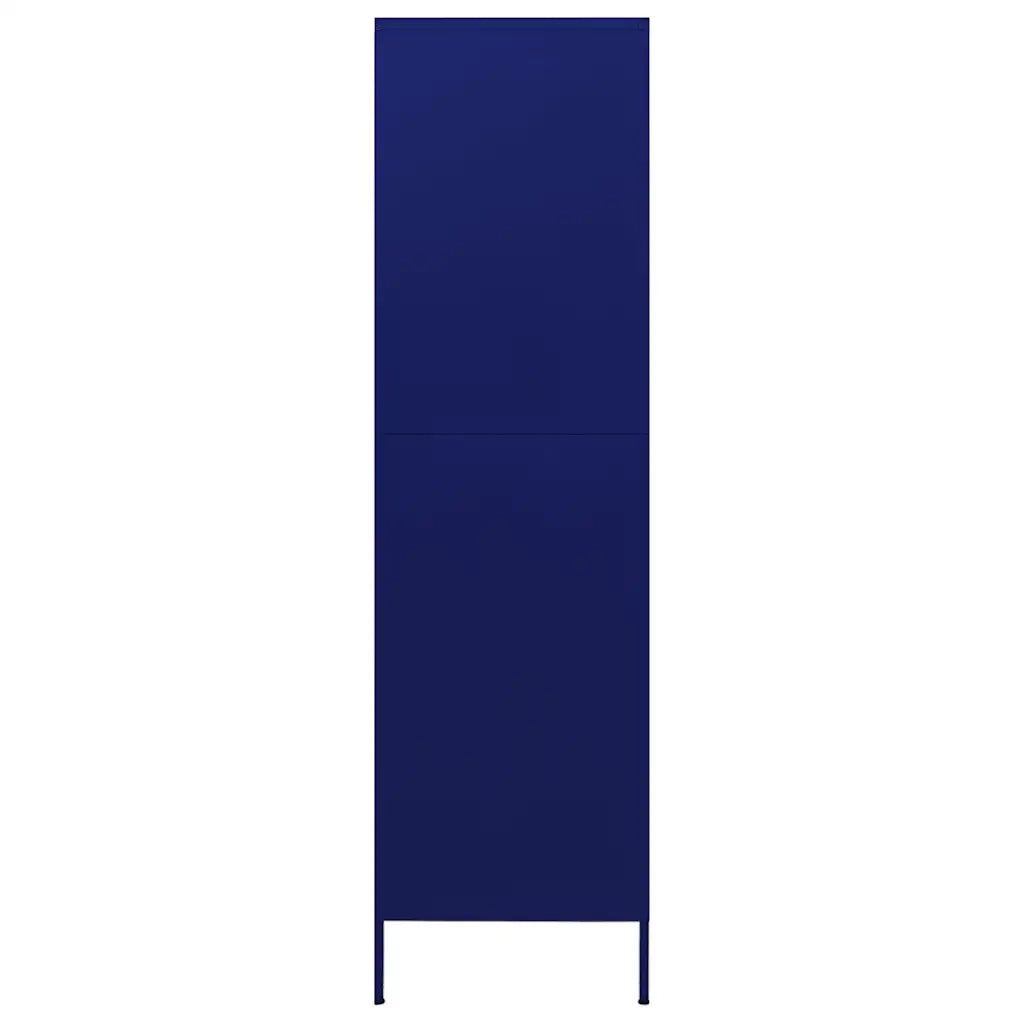 Armadio Blu Marino 90x50x180 cm in Acciaio 336244