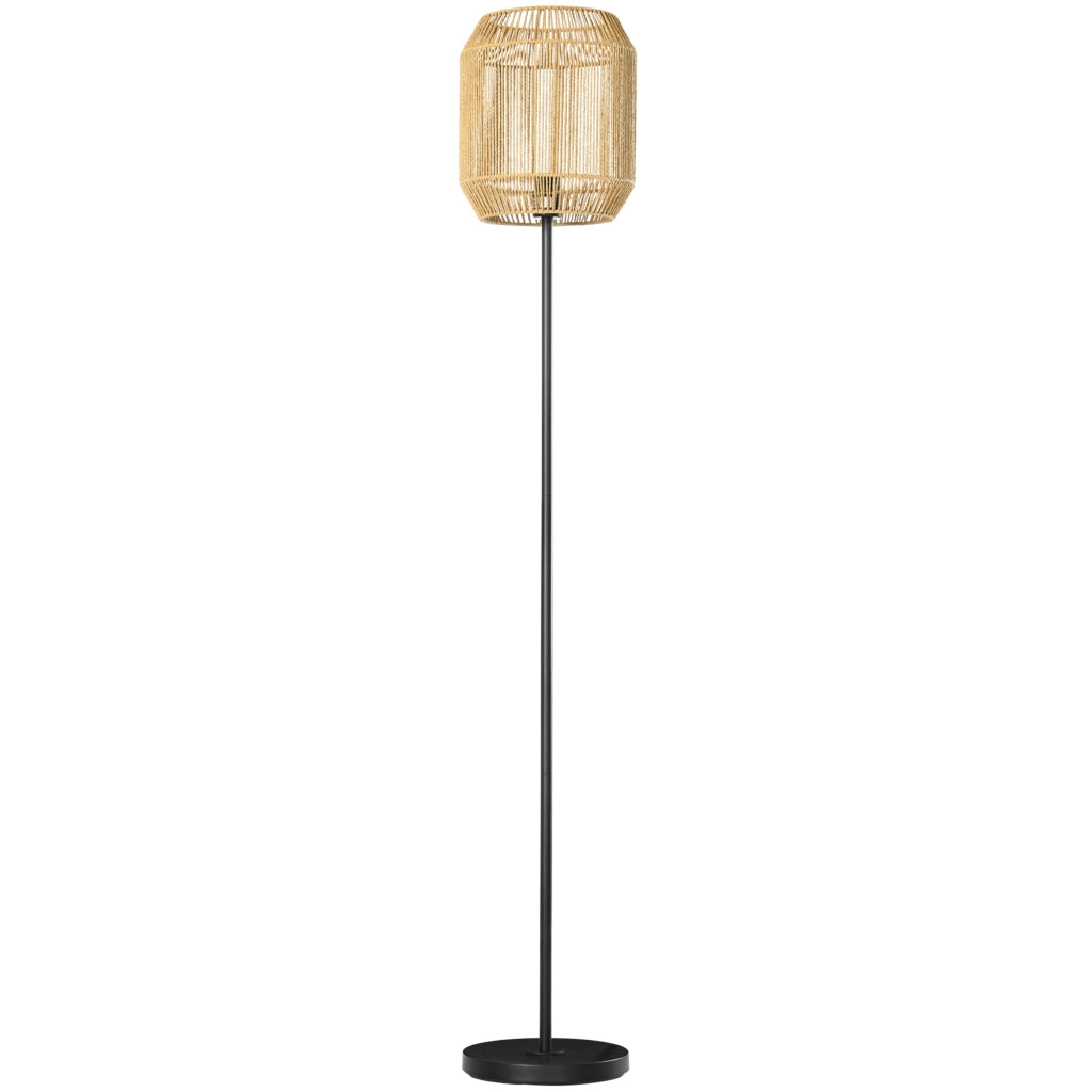 Lampada da terra con paralume in carta ¨C Minimal ¨C base E27, ? 26 x 164H cm