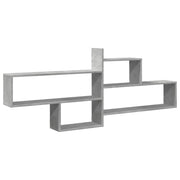 Mensola a parete | Scaffale a parete | Ripiano a parete Grigio Cemento 167,5x18x68 cm in Truciolato