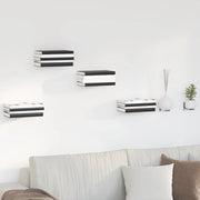Mensola sospesa 4 pcs Antracite 6 x 10,8 x 6,6 cm 8004062
