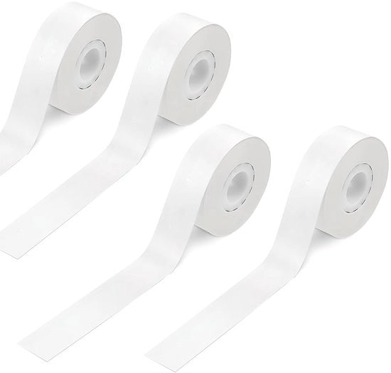 Etichette a rullo 4 pezzi - 15 mm x 4 m - Stampante termica - Etichette - Imbottigliata - Adesiva - Rimovibile