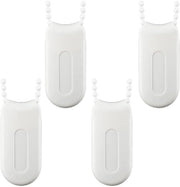 Set di corda per tende da 4 pezzi - Maniglie in acrilico - Per tende verticali - Bianco - Leggero - Ideale per tende - Maniglia per tende