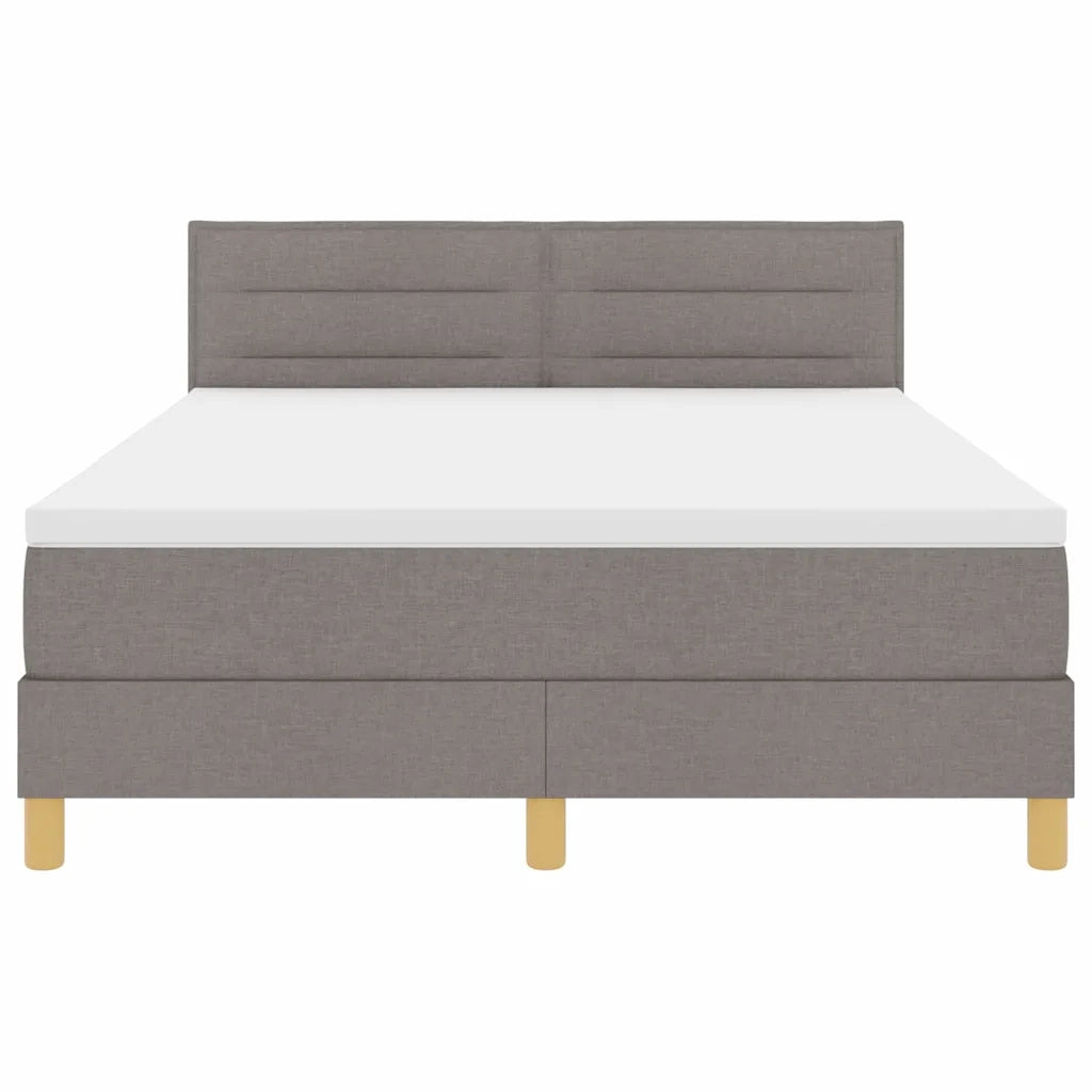 Letto a Sorgente LED con strisce LED Talpa 140 x 200 cm Tessuto 3342370