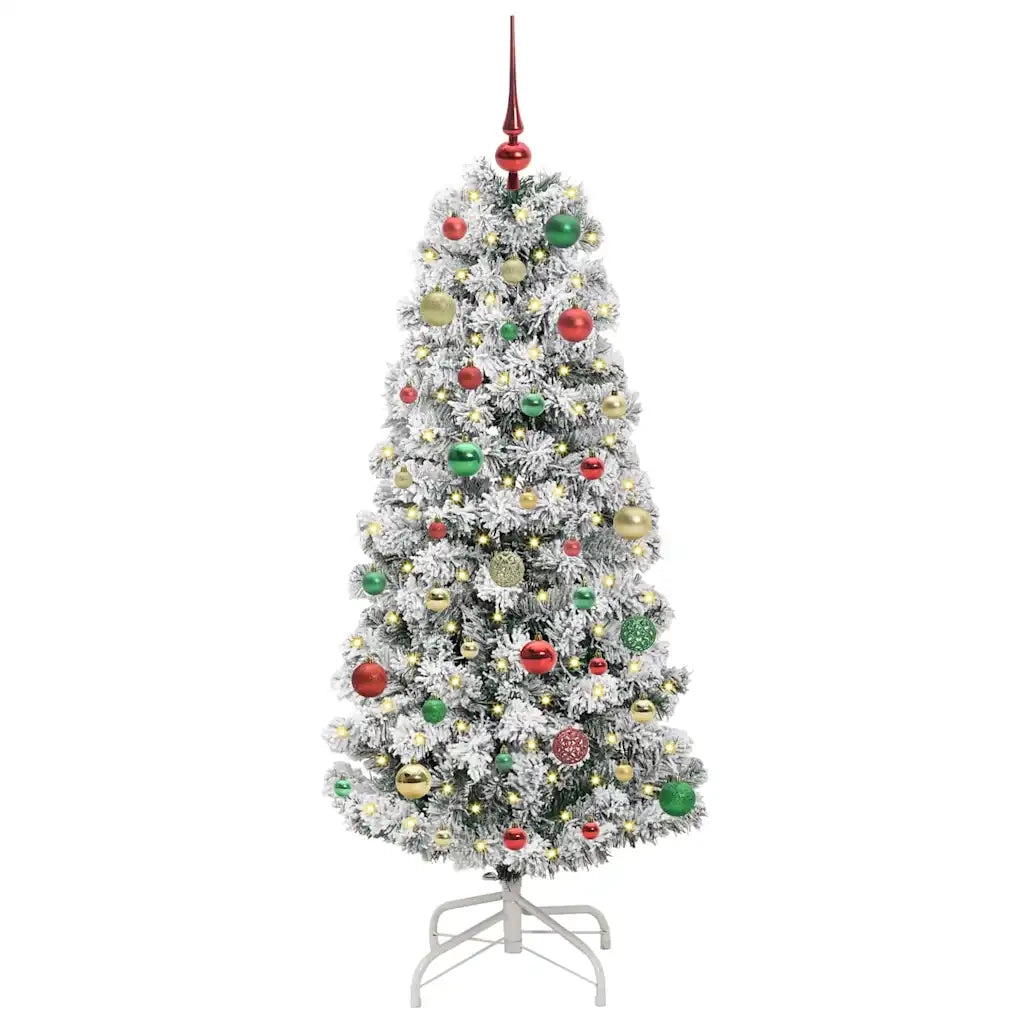Albero di Natale | Decorazioni natalizie Artificiale con Rami Pieghevoli 150 cm