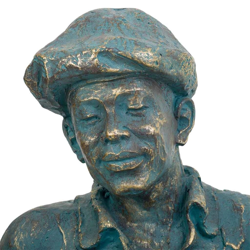 Decoro figura musicista 51,5x30x62,5h