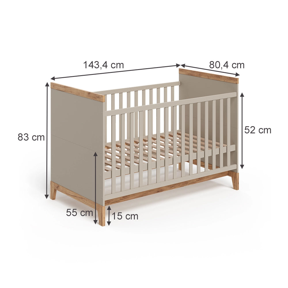 Vitalispa culla neonato Cachemire 70x140 cm