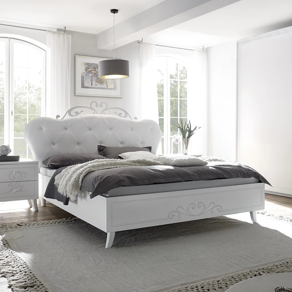 Camera da letto Pamuk bianco opaco