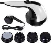 Apparecchio per massaggi manuali - Massaggio percussivo - Nero e Bianco