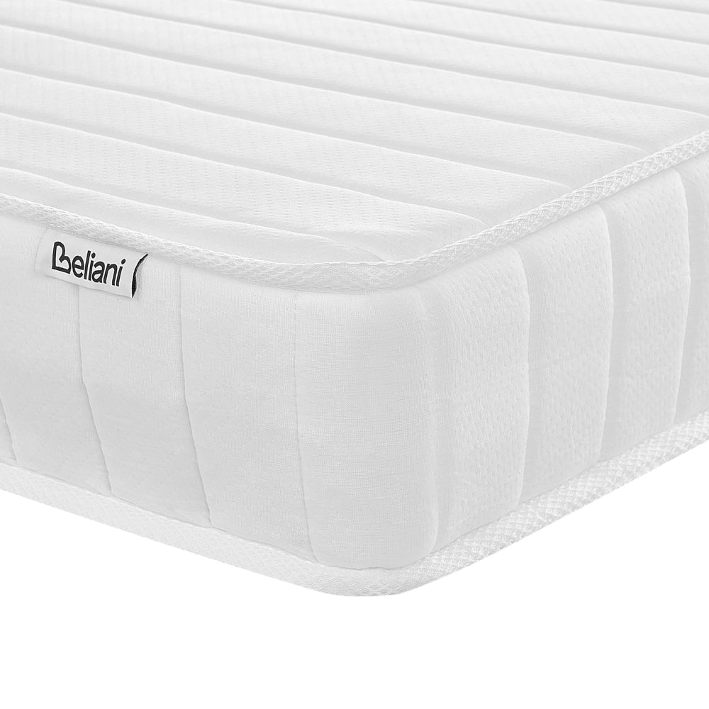 Materasso rigido a molle insacchettate con schiuma viscoelastica a 7 zone 120 x 200 design moderno