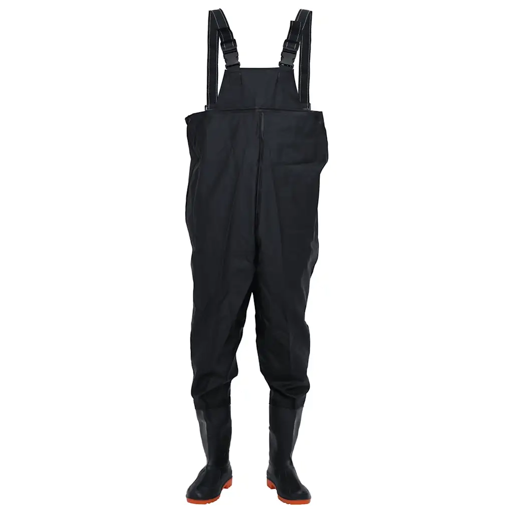Wader da Pesca con Stivali Nero Taglia 45 CFW5932956