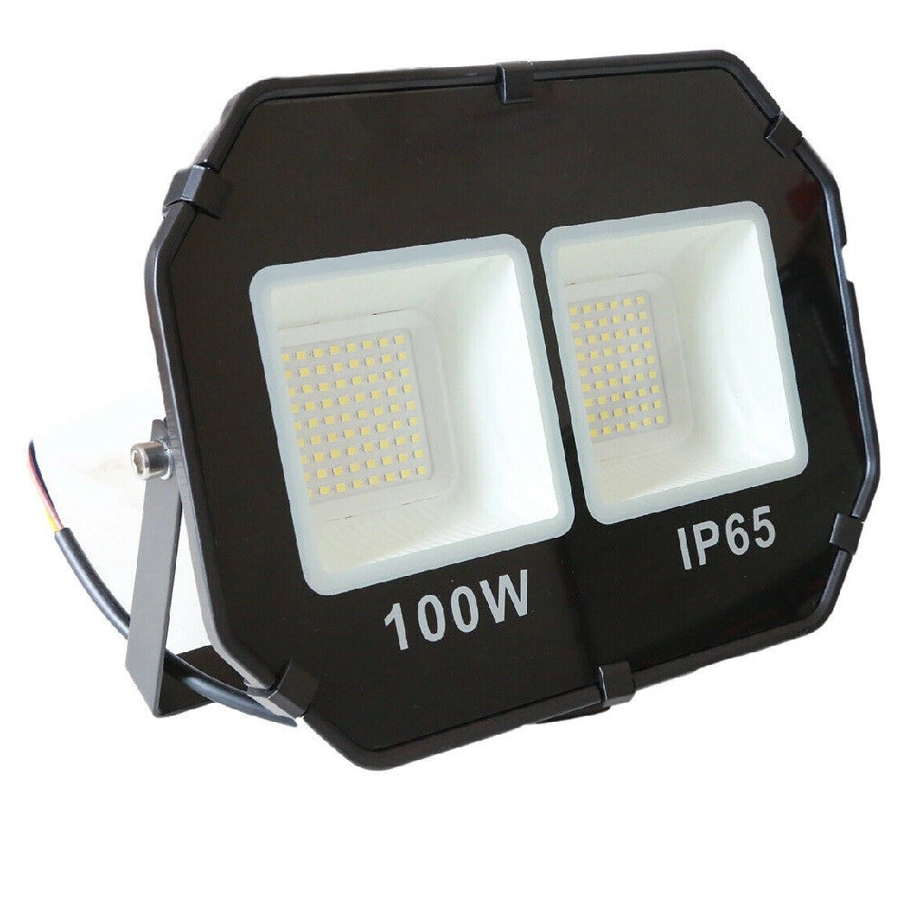 Trade Shop - Faro Led Smd Faretto Spot Flood Light Luce Fredda Bianca 60w 100w 200w Esterno -