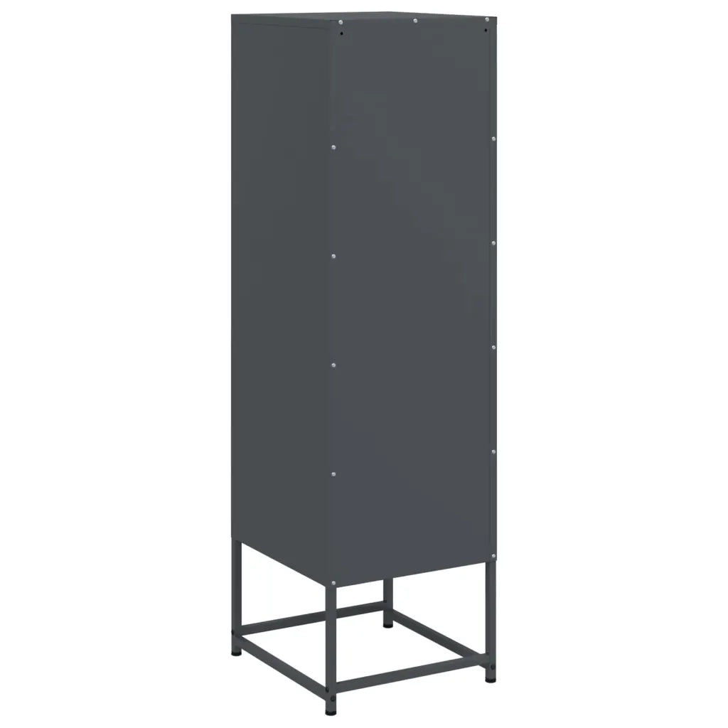 Credenza Antracite 36x39x123 cm in Acciaio 846526