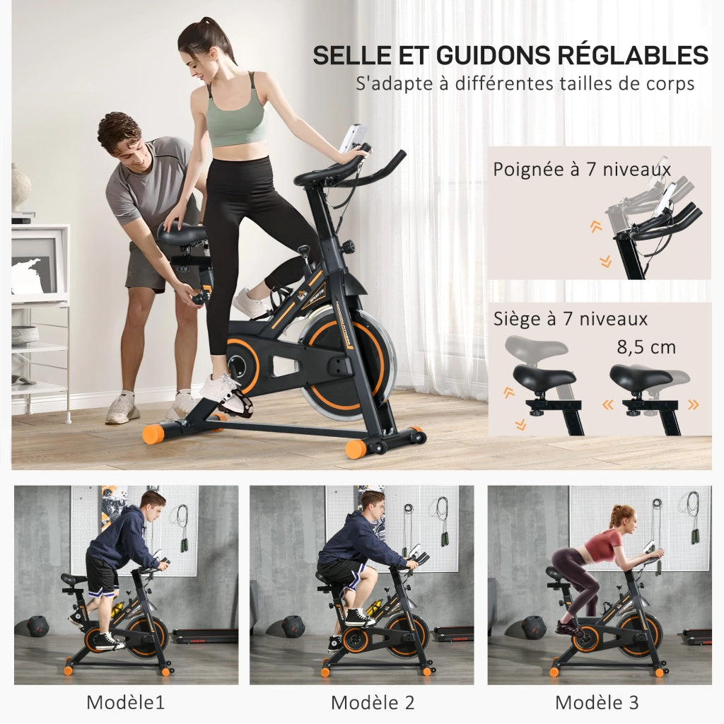 Ciclismo da interni ¨C zephmum ¨C 103x48x115cm nero