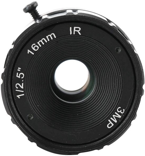 Obiettivo 16mm con grande distanza di apertura per telecamere di sorveglianza CCTV