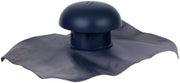 Cappuccio di ventilazione con flangia di tenuta 45x33 marrone diametro 125mm CDT12