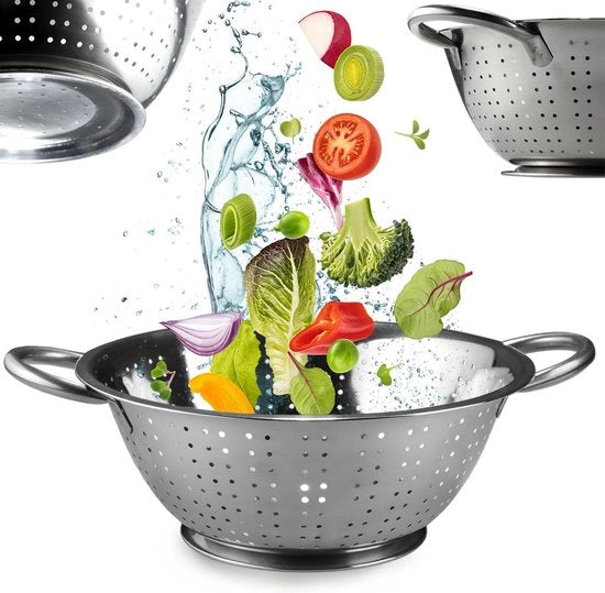 Piatto di raccolta per l'acqua di cucina in acciaio inossidabile - 23 cm