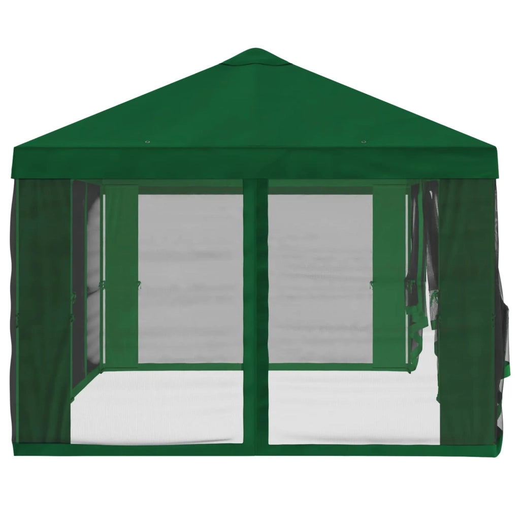 Copertura Gazebo con Pareti Laterali 6 x 3 m Verde Poliestere 900414