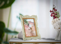 Cornice Pinty 23,5x3x28 cm in Poliresina e Vetro