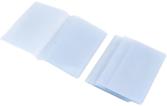 Ottimizzatore di spazio per carte di credito multifunzionale - 3 pezzi - PVC trasparente - Protezione per le carte - Ideale per collezionisti - Sostenibile e morbido - Porta carte
