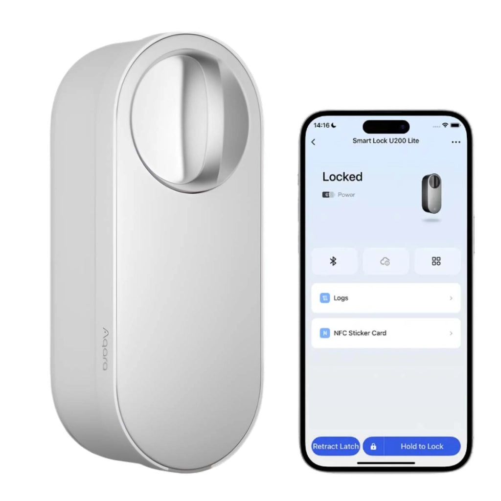 Serratura intelligente U200 Lite sblocco Bluetooth / NFC / controllo vocale Bianco Aqara