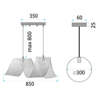 Lampada Boho APP1644-1CP