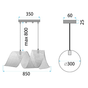 Lampada Boho APP1644-1CP