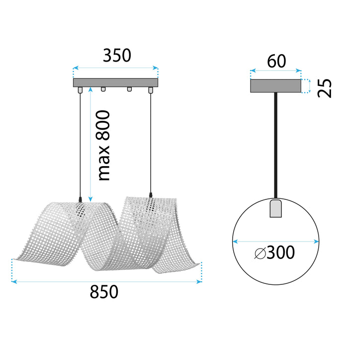 Lampada Boho APP1644-1CP