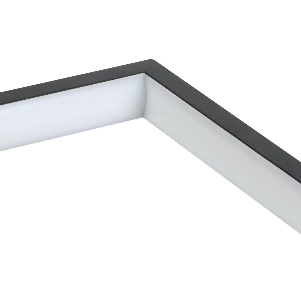 ZMH Lampada da soffitto a LED con telecomando - Lampada da camera da letto in metallo