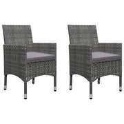Set Mobili da Pranzo per Giardino 5 pz Grigio 3068692