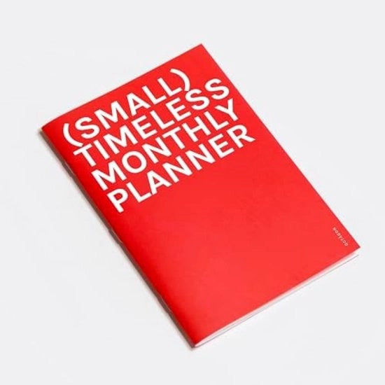 Agenda Tardigrado (Formato A5) - 14 Mesi - Copertina Rossa - 48 Pagine - Carta di Alta Qualità FSC 120 g/m²