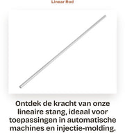 Manicotto Lineare in Acciaio 300mm - Duraturo - Resistente ai Colpi - Superficie Liscia - Per Macchine Automatiche - Manicotto Guidato