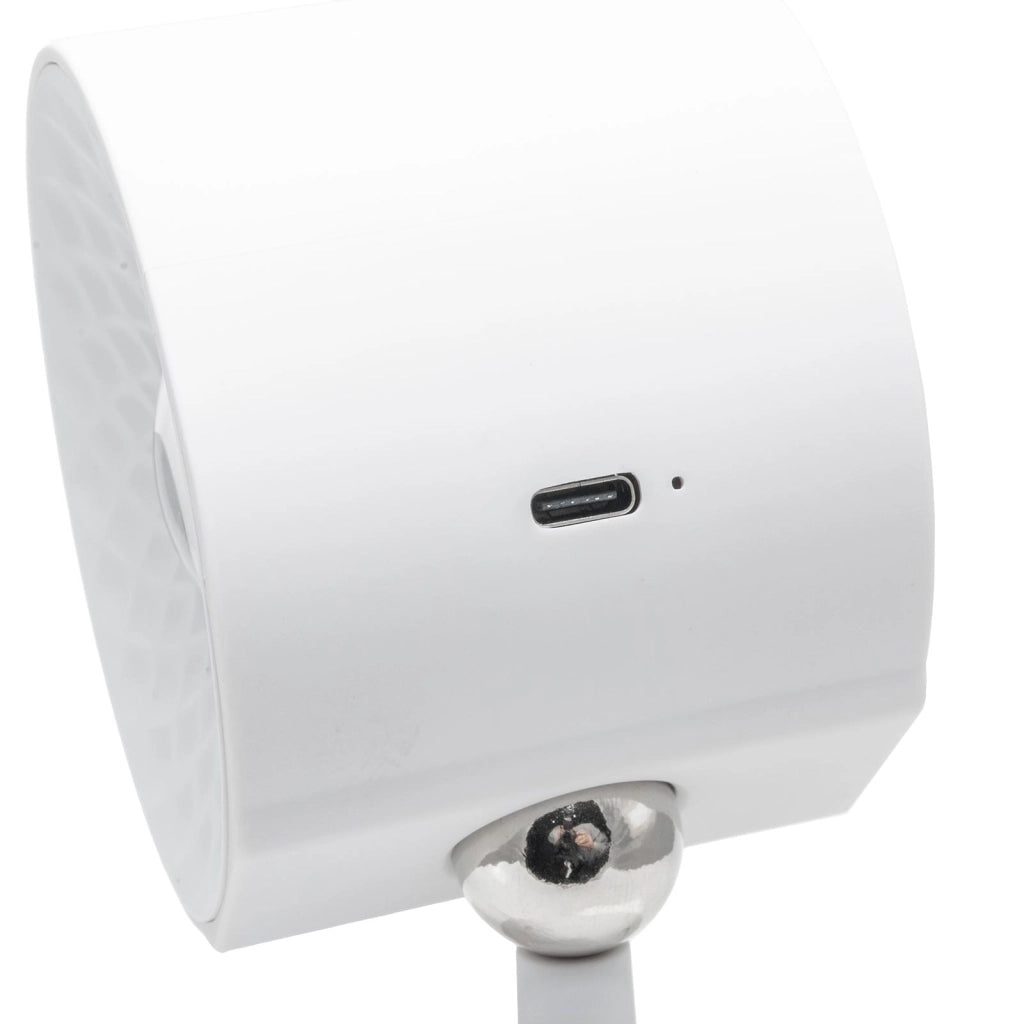 Applique da parete magnetico ricaricabile USB doppio LED 5W CCT dimmerabile lampada lettura orientabile senza fili luce comodino BIANCO