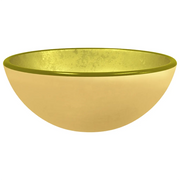 Lavandino in Vetro Temperato 30x12 cm Oro CFW1149820