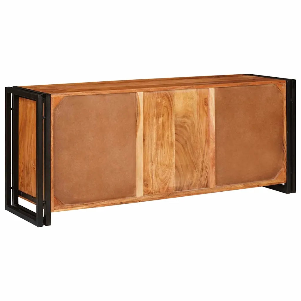 Mobile TV-Credenza per TV-Console TV Marrone 120 x 30 x 50 cm legno massello di acacia