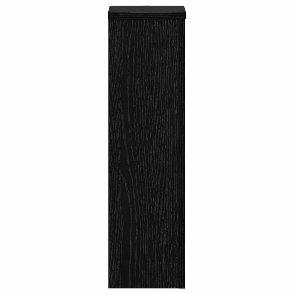 Supporto per piante 2 pcs Rovere Nero 17 x 17 x 60 cm 869233